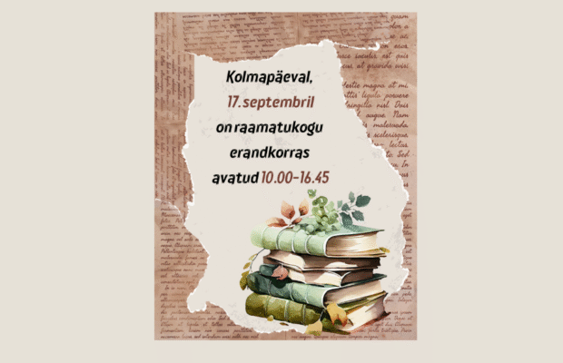 Lahtiolekuajad kolmapäeval, 17. septembril