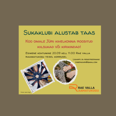 Tule koo endale Jüri sukad või kirikindad!