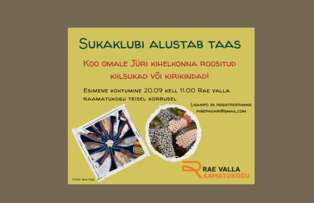 Tule koo endale Jüri sukad või kirikindad!