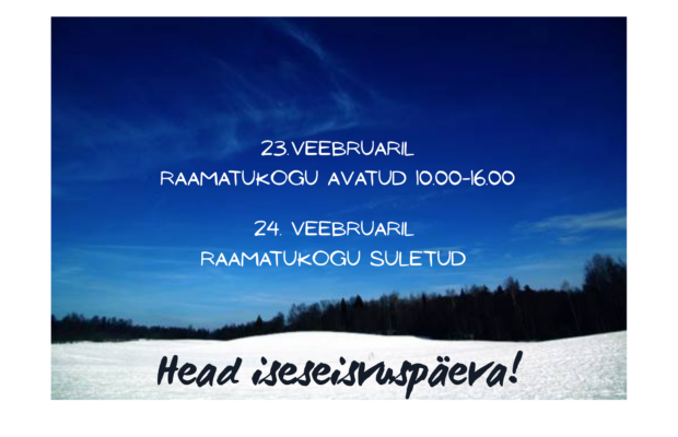 Lahtiolekuajad pühade ajal