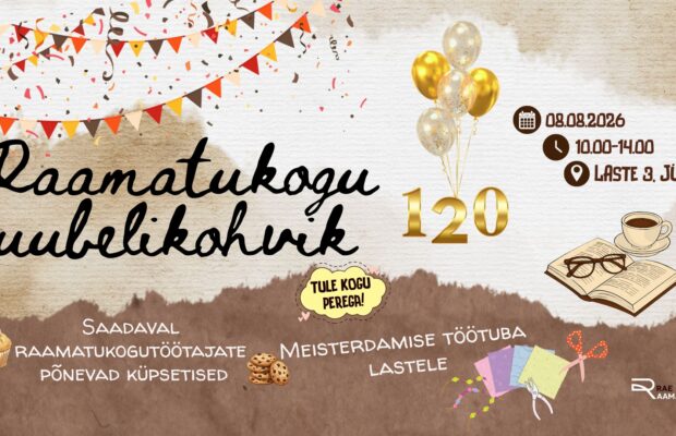 Rae Valla Raamatukogu osaleb Jüri kodukohvikute päeval!